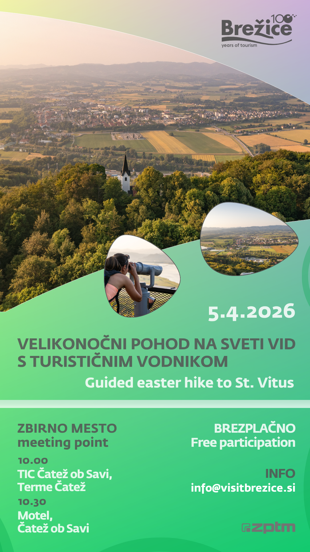 Velikonočni pohod na Sveti Vid s turističnim vodnikom