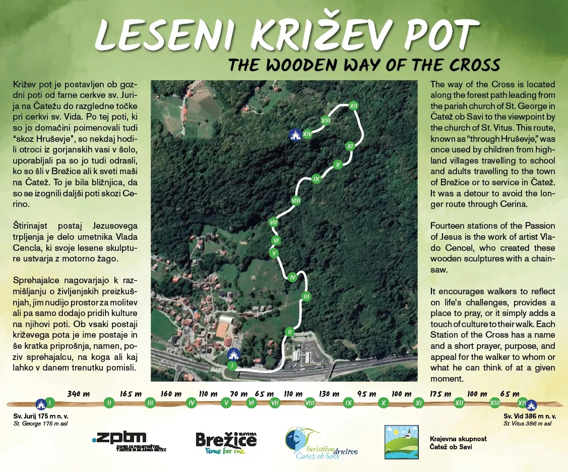 Voden pohod Leseni križev pot