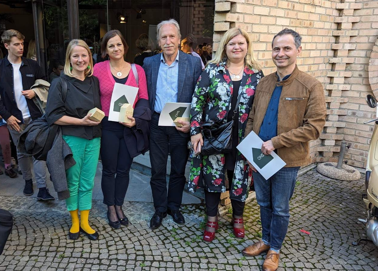 Vodovodni stolp Brežice prejel nagrado OHS 2024